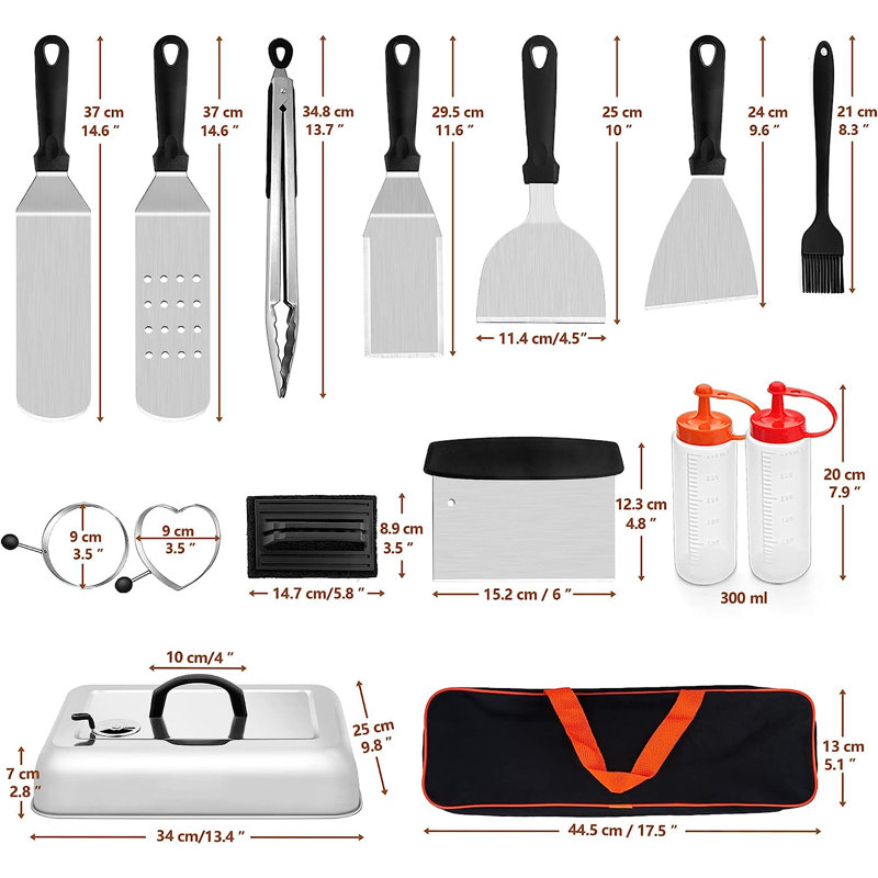 Dishwasher Safe Grilling Tool Set