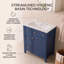 Meuble-lavabo compact autoportant avec lavabo en céramique et 2 tiroirs-1392895767