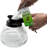 12 Cup Commercial Coffee Pot Replacement Set of 2 with Cleaning Brush, 64 oz Glass Decanters