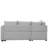 Upholstered L-Shaped Sectional Reversible-1570010529
