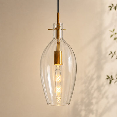 Luminaire suspendu en forme de cloche à 1 lumière Meya