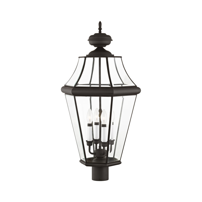 Tête de lanterne d'extérieur 4 lumières Arelene, Bronze