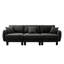 3 Dark Grey Boucle Fabric Couch With Distinctive Shell-shaped And Cylindrical Legs, Modern Style For Home Office, Strong Wooden Frame Support, Soft Upholstery Comfortable Relaxation Elegant Design-619749898