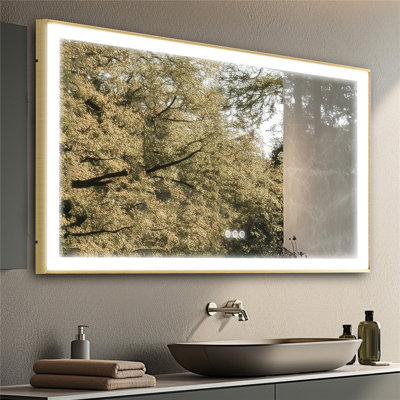 Throssell Aluminium Rectangle Wall Mirror