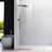 UKH07B 28-1/2 in. W x 80 in. H Frameless Fixed Shower Glass Panel  with U-Channel in and 3/8 in. Clear Glass in Chrome-123253519-123253522