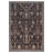 GLN Rugs Traditional Collection - Machine Washable Area Rug, Bohemian Vintage Washable Rug, Non Slip Area Rug, Low Pile Chenille Living Room Rug, Bedroom Rug, Bathroom Rug (Black Rug)-2030216504