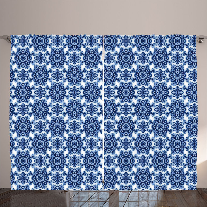 Semi Sheer Curtain Pair