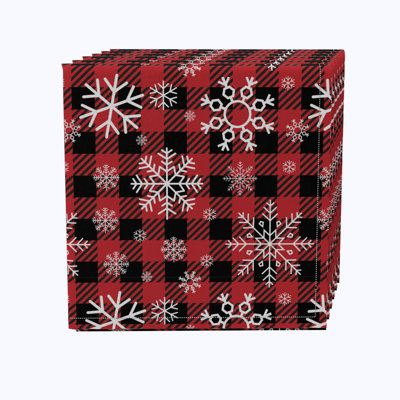 Earletta 100% Cotton Gingham Square Napkin