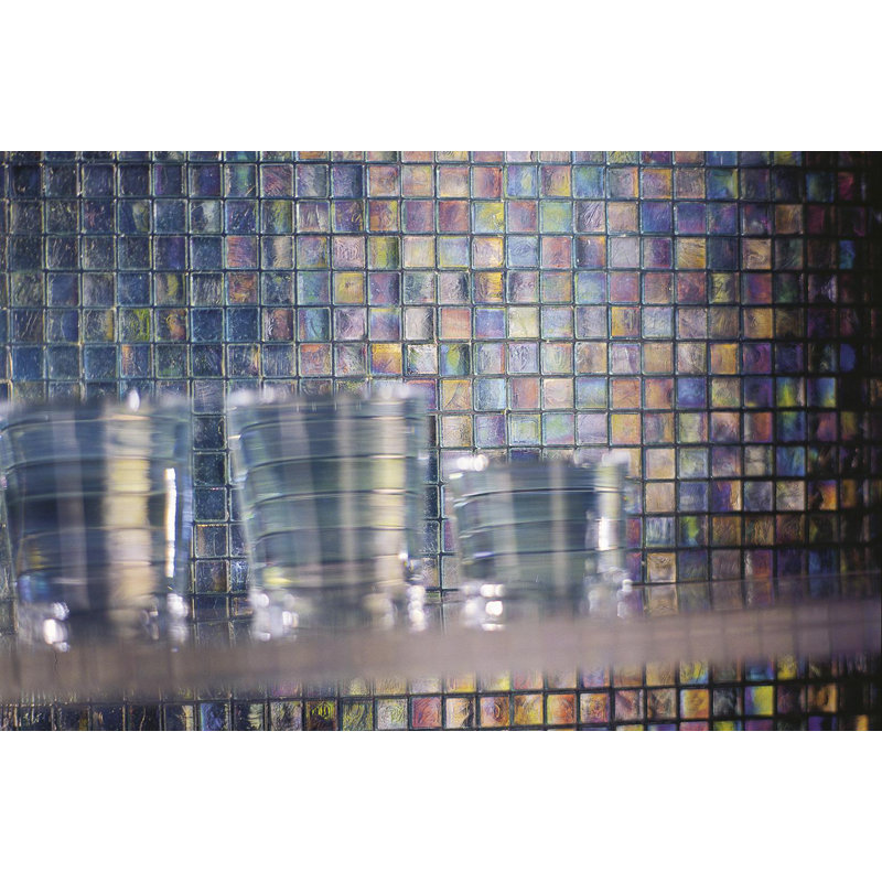 Ribes 5/8" x 5/8" Glimmer Glass Mosaic