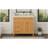 36" Bathroom Vanity With Sink, Wood Vanity Cabinet With Flip-Out Drawer, 3 Drawers, 2 Soft-Close Doors,  Wood & MDF, Elegant Rubber Wood Handles