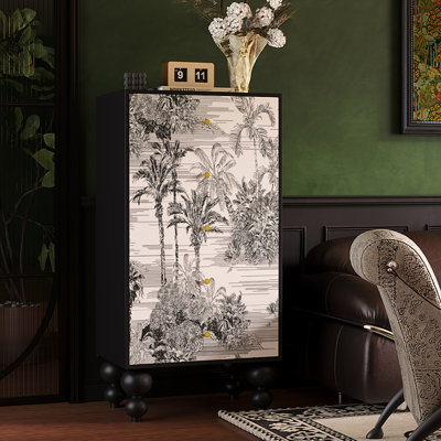 Armoire décorative à tiroirs de style rétro français
