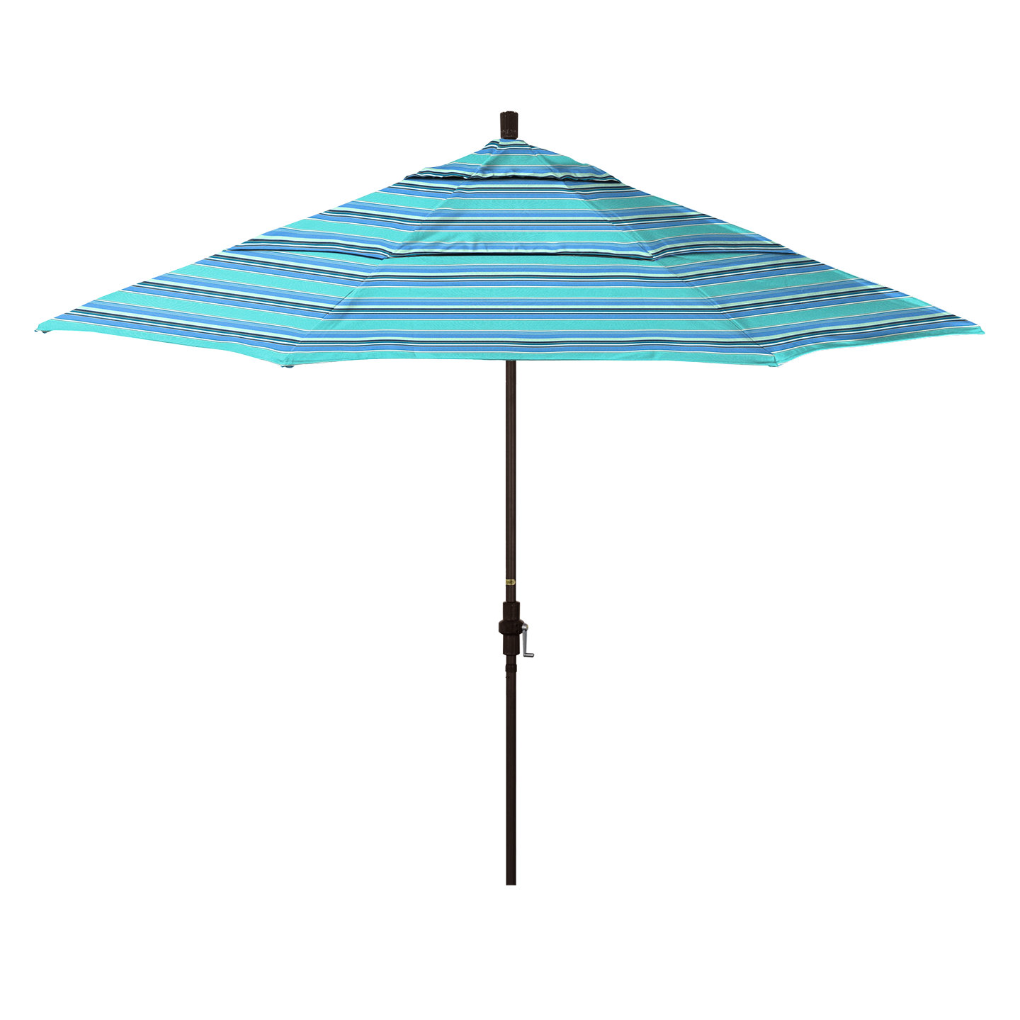 Broadmeade 11' Sunbrella® Umbrella, Dolce Oasis Stripe Sunbrella®