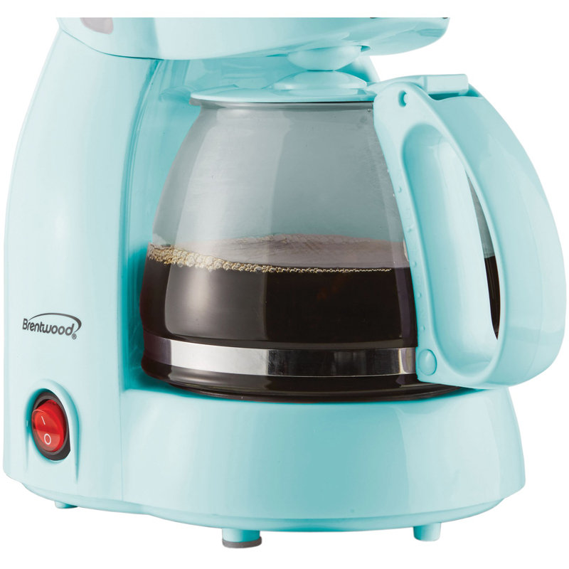 Cafetière 4 tasses Brentwood Appliances, Bleu