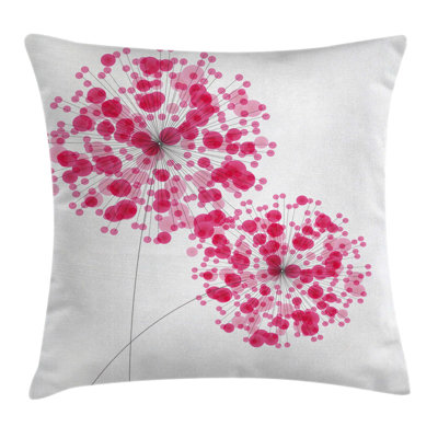 Abstract Dandelion Artwork Pillow Cover