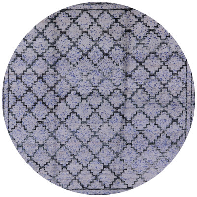 Tapis oriental bleu / noir