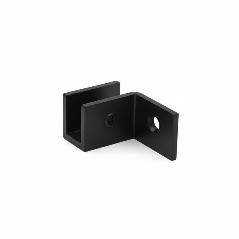 Pince de fixation murale en laiton massif à poignée droite Ncyinox pour verre épais de 5/16 po à 1/2 po (8 mm à 12 mm)