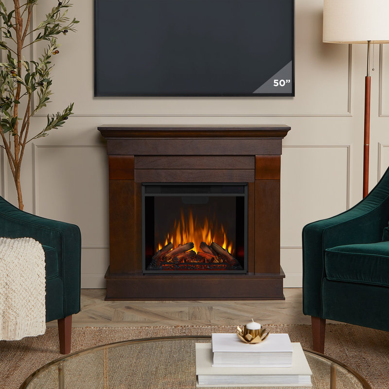 Chateau 41" Electric Fireplace by Real Flame, Espresso