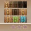Davonna 146.6cm H x 48cm W Metal Corner Bookcase-1693647524