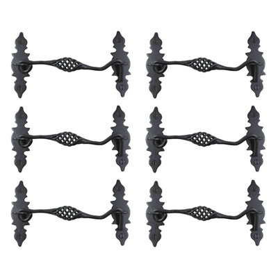 Wrought Iron Cabin Hook Cage Design Rustproof Latch