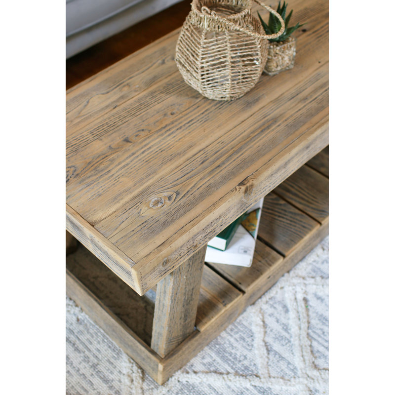 Deshanda Solid Wood Top Single Coffee Table