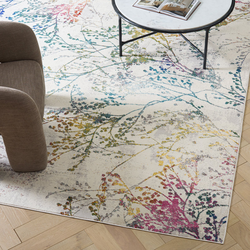 Tapis floral Ardeleana Performance, Runner 2' x 6'