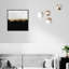 «Abstract Midway in Black and White Paint», reproduction d'art graphique sur toile tendue-66921576-23207556