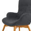 Accent Uphostered Chair With Ottoman