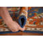 Tapis bleu traditionnel indien 3x5