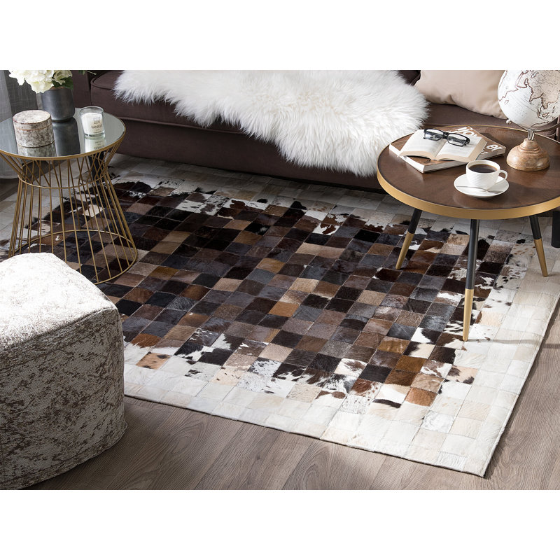 Esther Geometric Hand Woven Area Rug, Rectangle: 160 x 230cm