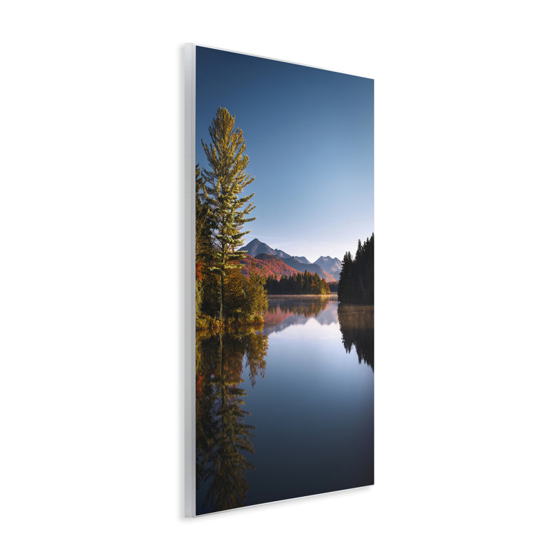 Plaque murale «Autumn Morning Wilderness», conception par Jonathan Zaartek, H 15 po x l 10 po