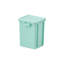 Sac à dos en polyester couleur macaron, boîte de rangement rectangulaire en plastique avec couvercle, petit organisateur de bureau portatif pour stylos, loisirs créatifs et fournitures de bureau.-1374973186
