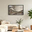 «Layered Mountain Landscape in Neutral Tones» sur toile de bois rustique-1139527453