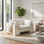 Fauteuil d'appoint 55 po Belova, blanc