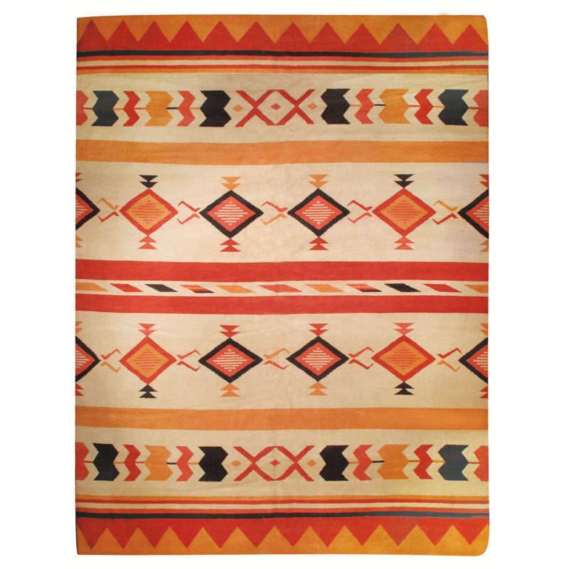 Mesa Wool Southwestern Area Rug, Rectangle 9' x 12'