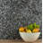 Mother of Pearl 5.28" x 5.64" Seashell Fish Scale Mosaic Tile in Charcoal