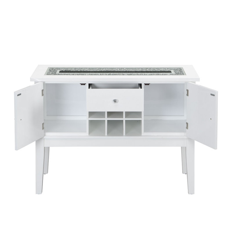 Buffet décoratif blanc