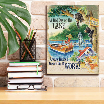 'Bad Day Bears' by James Mazzotta Canvas Wall Art