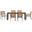6 - Person Patio Dining Set with Rectangular Table-1897241453