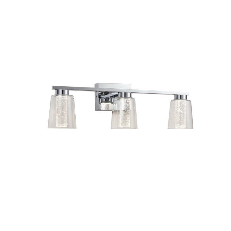 Ensemble de meuble-lavabo 3 lumières Dalton, Chrome