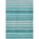 Kinslee Washable Striped Indoor / Outdoor Rug