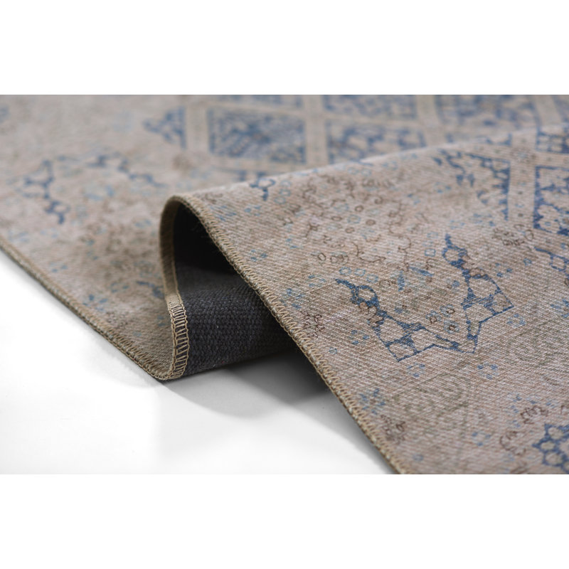 Erin Gates by Momeni Dorset Coventry Polyester Blue Area Rug, Rectangle 8' X 10'