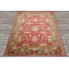 Wool Oriental Area Rug in Raspberry/Sage/Peach/Moss