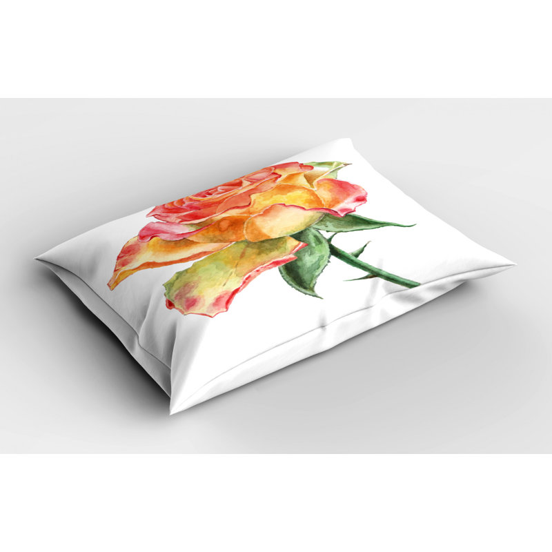 Polyester Floral Sham Set, Twin