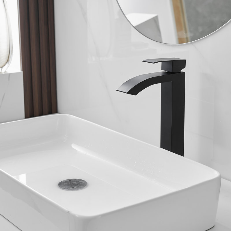 1 Mounting / Installation Required Single-handle Bathroom Faucet with Drain Assembly