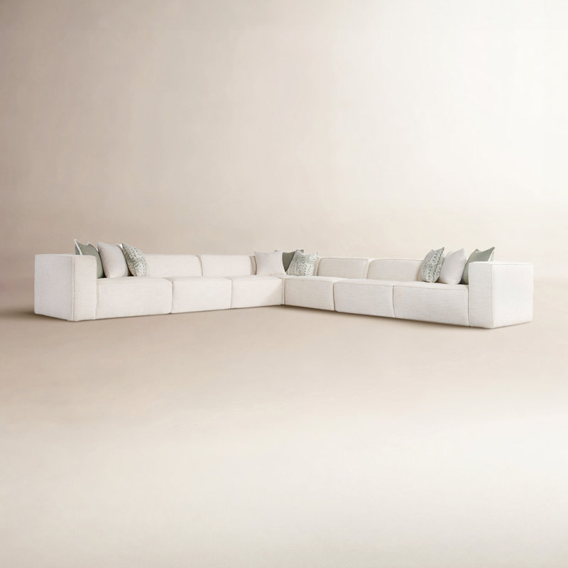 Bliss Modular Sectional, 28" H x 160.5" W x 160.5" D, 7