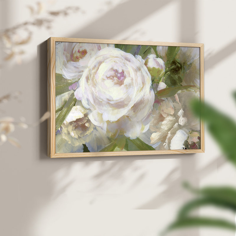Beauté rosée - reproduction encadrée, H 8 po x l 10 po, Naturel