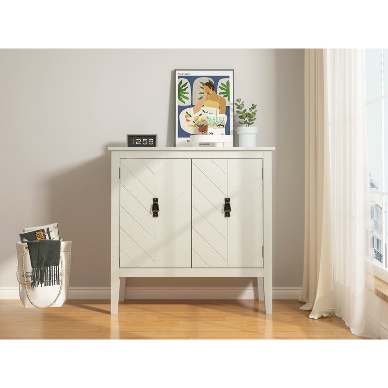 Quesean Accent Cabinet, White