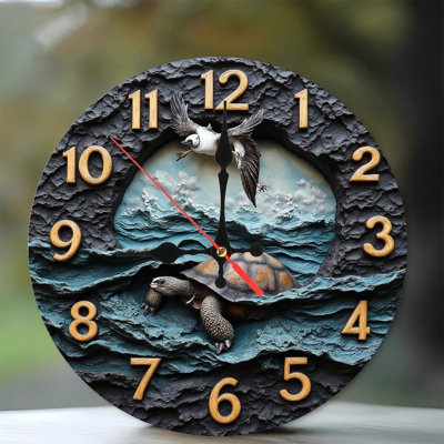 Horloge murale en résine Ocean