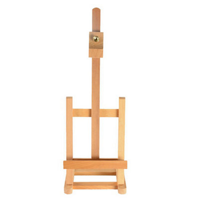 Chevalet en bois Fixturedisplays® pour comptoir avec pince à hauteur réglable - Naturel 19460