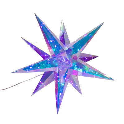 Kurt Adler's 17.75" 60-Light RGB Smart LED Holographic Starburst